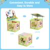 DIPALENT Wooden Activity Cube,Montessori Toys Gift Set for 12+ Months Boys & Girls,Educational Learning Toys for Toddlers Age 1+,First Birthday Gift for Baby view 4