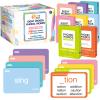 SpringFlower 712 Sight Words Flash Card,600 Dolch & Fry High Frequency Sight Word,112 Phonic Flash Cards for Kindergarten Homeschool Supplies Games for Kids Pre-K, Kindergarten, 1st, 2nd, 3rd Grade view 1