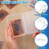 Vicenpal Playing Deck Card Storage Box Plastic Card Boxes Compatible with 100 Mtg Holder Storage Case 4.3 x 2.95 x 2.2 Inches Organizer Snap Closed Trading Games Collector(8 Pcs) view 3