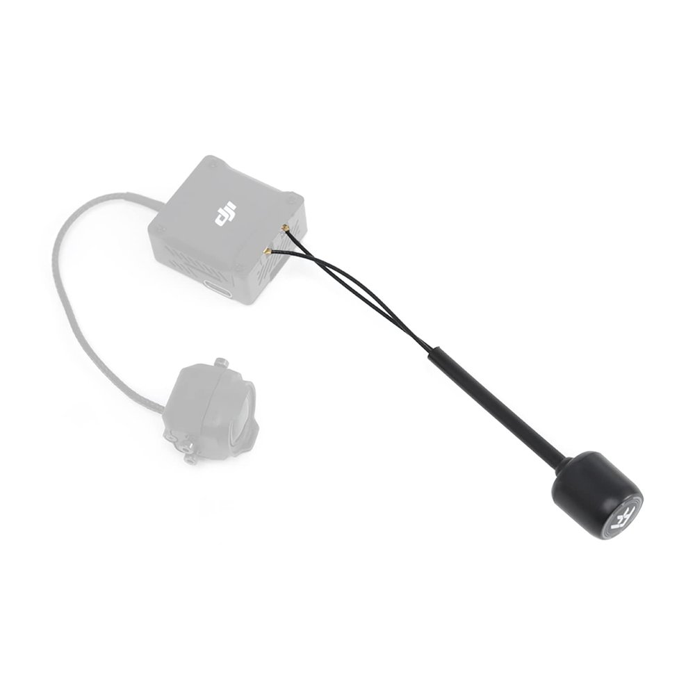 FlyFishRC Dual-Band Dual-Polarized Polarization Omni-Directional O3 Air Unit Antenna FPV 5.8-G-H-Z/2.4-G-H-Z LHCP Antennas Replacement Ipex UFL for HD RC Racing Drone Quadcopter (95mm)