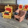 MunnyGrubbers - Dice Jail Cage - Time Out Chair & Dunce Hat - Chair of Shame - Crit Crown & Lucky Throne - (2x Random 7PC D20 Dice Set Included) - Gift for Dungeons and Dragons - DND - D&D - (Combo D) view 3