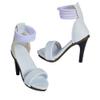 1/6 Scale Female Shoes,Female High Heels Sandal Boots Shoes Accessory for 12inch PH TBL JO Action Figure Body (White Sandal 1) view 1