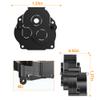 COOWOO RC Gearbox Housing, Aluminum Alloy Transmission Gearbox Case Upgrade Part for Traxxas 1/18 TRX-4M RC Crawler Cars, Black view 2