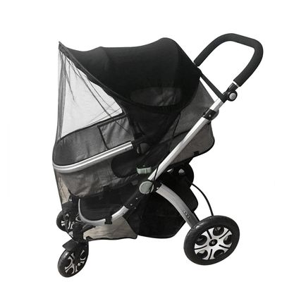 Baby Stroller Sun Shade with Mosquito Net Sun Shield Anti-UV Toddlers Stroller Canopy Summer Pram Sunshade Awning Breathable Pushchair Buggy Sun Rain Cover for Car Seat Jogger Accessories