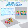 Pokiiulk Classic Baseplates Building Plates-Pack of 10 Large 10" x 10" Building Bricks Compatible with All Major Brands,Perfect STEM Gift for Builders Age 3+,Grey view 4