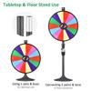 WinSpin 24 Inch Spinning Wheel Dual Use 14 Slots Prize Wheel with 41x25 Prize Drop Game Board for Party Tradeshow view 3