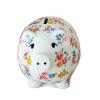 BOOMLATU Shattered Flowers Money Banks,Small Ceramic Piggy Bank for Kids Adults view 1