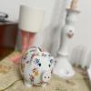 BOOMLATU Shattered Flowers Money Banks,Small Ceramic Piggy Bank for Kids Adults view 3