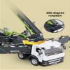 Gemini&Genius Concrete Pump Truck Toy for Kids and Todders Alloy 1-50 Die-cast Heavy Duty Wheeled Concrete Pumper Construction Vehicle Toys Collectible for Kids and Decoration for House view 3