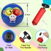 Dilabnba Mini Soccer Balls for Kids Toddlers 6-12 Months, 6'' Bouncy Soccer Footballs Sport Gear, Cute Little Animal Face Balls, Cool Soft Ball Gift for Girls Boys 2 3 4 5 6 7(3 PCS) view 2