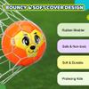 Dilabnba Mini Soccer Balls for Kids Toddlers 6-12 Months, 6'' Bouncy Soccer Footballs Sport Gear, Cute Little Animal Face Balls, Cool Soft Ball Gift for Girls Boys 2 3 4 5 6 7(3 PCS) view 3