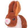 B Baosity Electric Rabbit Toys Plush Toy, Stuffed Animal Wiggling Ears, Realistic, Early Education for Easter Holiday Kids Toy, Brown White view 3