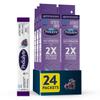 Pedialyte Fast Hydration Electrolyte Powder Packets, Grape, Hydration Drink, 24 Single-Serving Powder Packets view 1