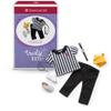American Girl Truly Me 18-inch Doll Referee Outfit with Corded Whistle, Wristwatch, and Penalty Flag, For Ages 6+ view 1
