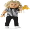 American Girl Truly Me 18-inch Doll Referee Outfit with Corded Whistle, Wristwatch, and Penalty Flag, For Ages 6+ view 2