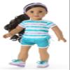 American Girl Truly Me 18-inch Doll School-Day Style Outfit with Cardigan, Tee, and Pair of Sneakers, For Ages 6+ view 4