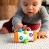 Fat Brain Toys Rolio- Sensory Toys for Babies 6 Months+, Tummy Time Rattle view 2