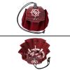 ENHANCE DND Metal Dice Set - 7pc Polyhedral Dice with 2-in-1 Vegan Leather Bag and Tray, Solid Metal Set for Dungeons and Dragons, Pathfinder, More RPGs (Collector's Edition Red) view 3