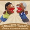 Lenwen 6 Pcs Family Hand Puppet Set Family Members Puppets with Movable Mouth Soft Plush for Boys and Girls Teens Kids Storytelling Play School Teaching Preschool (African American) view 4