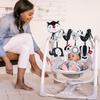 ORZIZRO Car Seat Toys, High Contrast Black and White Toy for Infants 0-3 6 12 Months, Musical Black Fox Carseat Toys Stroller Toy for Babies Newborns view 3
