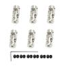6Pcs 5mm to 5mm Joint Shaft Coupling Coupling Steering Connector Rotatable Joint Coupler for RC Robot Boat Car Crawler Motor view 1