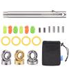 Lixada Yoyo Replacement Bearing Set , 4PCS 10 Ball Unresponsive Yoyo Bearings + 2PCS 8 Ball Responsive Yoyo Bearings with Axles Yoyo Strings and Bearing Remover Tool Complete Yoyo Bearing Pack view 1