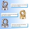 Lixada Yoyo Replacement Bearing Set , 4PCS 10 Ball Unresponsive Yoyo Bearings + 2PCS 8 Ball Responsive Yoyo Bearings with Axles Yoyo Strings and Bearing Remover Tool Complete Yoyo Bearing Pack view 2
