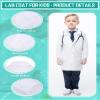 Newcotte 20 Pcs Unisex Kids Lab Coat Bulk Halloween Children Science Doctor White Toddler Costume Boys Girls Cosplay School (Small) view 3