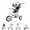 Chipolino Futuro 2 in 1 Folding Tricycle Cup Holder Music Light Colour Schwarz Wei view 1