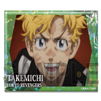 Tokyo Revengers HBAN-T004-m02 Hologram Can Badge, Ver. 3, Hanagaki Martial Arts B