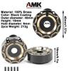 TRX4 Brass Caster Blocks C-Hubs Steering Knuckle Rear Axle Mount Housings Inner Brass Counter Weight for 1/10 RC Crawler TRX6 TRX4 Upgrade Parts (A 6-in-1) view 3