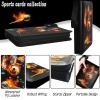Sports Card Binder 900 Pockets, Trading Card Binder 9 Pocket with 50 Sleeves Fits 900 Sport Cards, Sports Card Holder with Zipper, Football Baseball Basketball Hockey Card Collection Storage Album view 2