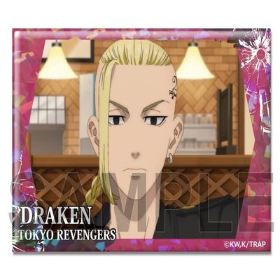 Tokyo Revengers HBAN-T004-m08 Hologram Can Badge Ver. 3 Ken Ryuguji A