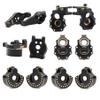 TRX4 Brass Brass Caster Blocks Steering Knuckle Rear Axle Mount Housings Inner Brass Counter Weight for 1/10 RC Crawler TRX6 TRX4 Upgrade Parts (B 6-in-1) view 1
