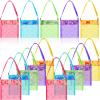 Frienda 15 Pack Mesh Beach Tote Bag, Seashell Bags, Bag Toys Organizer for Holding Beach Children' Toys Market Picnic(Cute Style) view 1