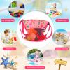Frienda 15 Pack Mesh Beach Tote Bag, Seashell Bags, Bag Toys Organizer for Holding Beach Children' Toys Market Picnic(Cute Style) view 4