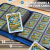 FunGuys Toploader Binder  252 Capacity Trading Card Storage Binder, Zippered Side-Loading Album with 9-Pocket Layout for TCG, Yu-Gi-Oh!, MTG view 3