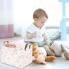 FXOLCSHE Rectangular Pink Cat Baskets,Cute Kids Toy Storage Basket Bin,Pink Gift Organizer,Toys Box,Toy Organizer,Baby Nursery,Empty Rectangular Cat Room Decor(Pink Cats) view 4