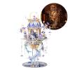 MU 3D Metal Puzzle for Adult Romeo and Juliet with Lighting Musix Box Set, Elf Palace Model Kits Miniature Building, Role-Playing Brain Teaser Love Gift Home Decor, 331pcs view 2