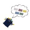 JUNWRROW Deluxe Bingo Game Set-Includes Bingo Cage,600 Colorful Bingo Chips with a Bag,100 Mixed Bingo Cards,75 Calling Balls with a Bag,Plastic Master Board-Ideal for Large Groups, Parties view 4