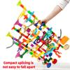 DSHMIXIA Marble Run Marble Maze Race Track with Glowing Marbles for Kids Ages 3-4-8-10 Sturdy Building Toys Kids Games Amazing Fun Gifts (Super) view 3
