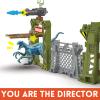 12PCS Mini Dinosaurs Figurines Toys with Dinosaur Trainning Fence Play Toys Set for Kids 3-5 5-7, Capture n Escape Jurassic Dino World Playset, including 12 Jurassic Dinosaur Fences Gates 2 Blasters view 3