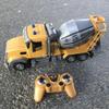 KNACKTOYZ RC Cement Mixer Toy Truck for Boys - 6 Channel Remote Control Construction Toys with 2 Rechargeable Batteries, 1:24 Auto Demo 360 Degree Stirring Vehicles with Lights, for Kids view 2