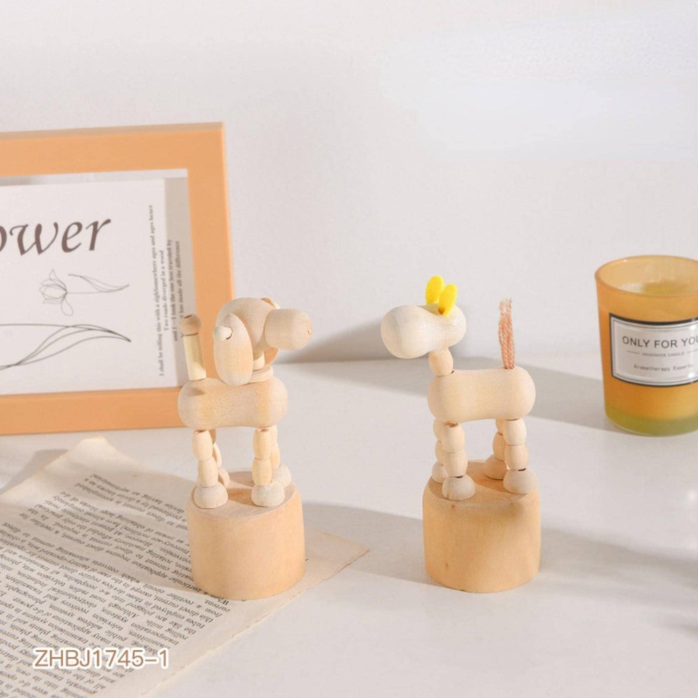 CALLMO Cute Puppet Mini Small Animal Home Desktop Decoration Small Jewelry