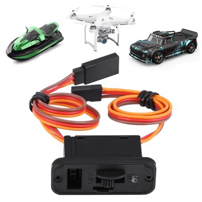 Uxsiya RC Switch,1Pc Heavy Duty LED RC Switch JR RC On Off Connectors Accessory for Receiver RC Receiver Switch Heavy Duty RC Switch LED RC Switch JR Switch