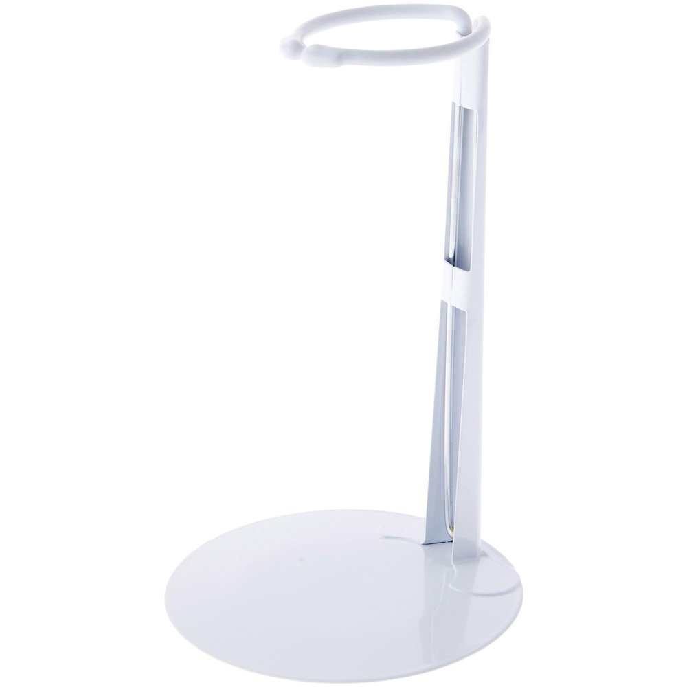 Bard's 793W White Adjustable Doll Stand, fits 12 to 18 inch Dolls, waist width adjusts from 1.875 to 2.5 inches, Pack of 6