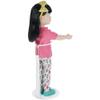 Bard's 793W White Adjustable Doll Stand, fits 12 to 18 inch Dolls, waist width adjusts from 1.875 to 2.5 inches, Pack of 6 view 4