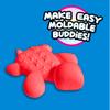 COMPOUND KINGS Fluffy Butter Cloudz Compound Bucket for Girls & Boys | Sensory Toys | Non-Toxic & Non-Sticky | Stress Relieving Tactile | (Red Cherry) view 2