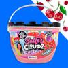 COMPOUND KINGS Fluffy Butter Cloudz Compound Bucket for Girls & Boys | Sensory Toys | Non-Toxic & Non-Sticky | Stress Relieving Tactile | (Red Cherry) view 3