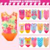 22 Pcs Mini 5 inch Doll Clothes and Accessories Including 4 Sets Fashion Dresses 4 Casual Tops and Pants Outifits 4 Swimsuits with 4 Shoes 2 Glasses 2 Shoulder Bag for 5-5.3 Inch Dolls view 4